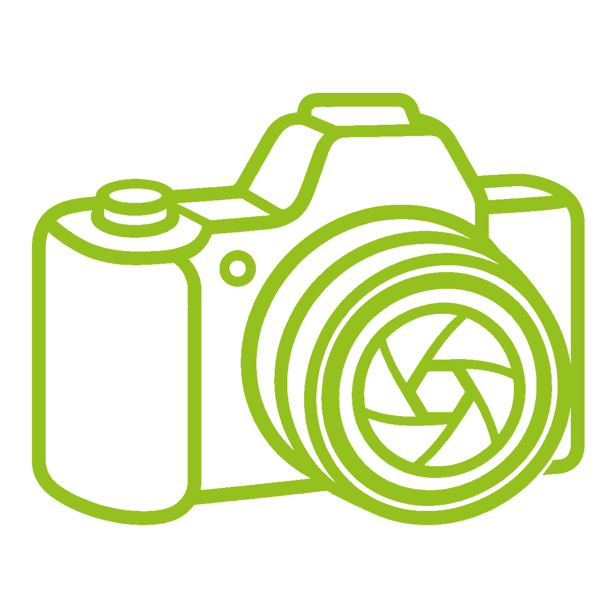 Icoon voor professionele bedrijfsfotografie door All Publi Titel: Professionele fotografie | All Publi