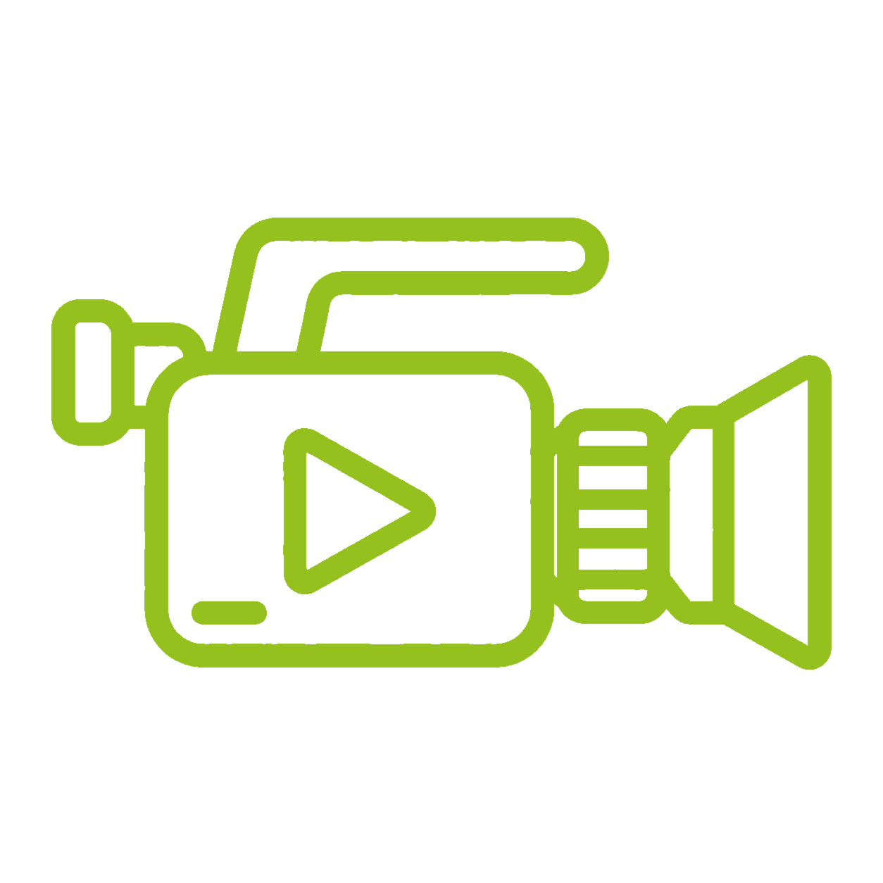 Icoon voor professionele video-opname door All Publi