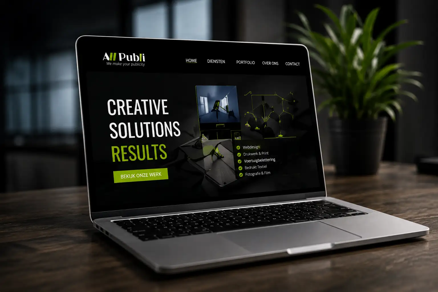 Professioneel webdesign door All Publi